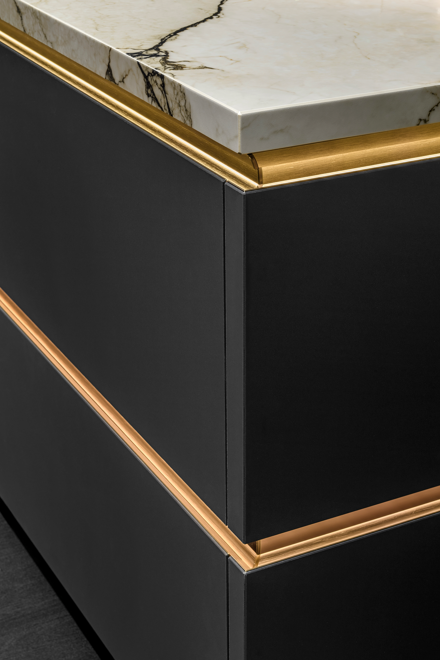 i-luminate® handleless design kitchen with integrated LED lighting concept